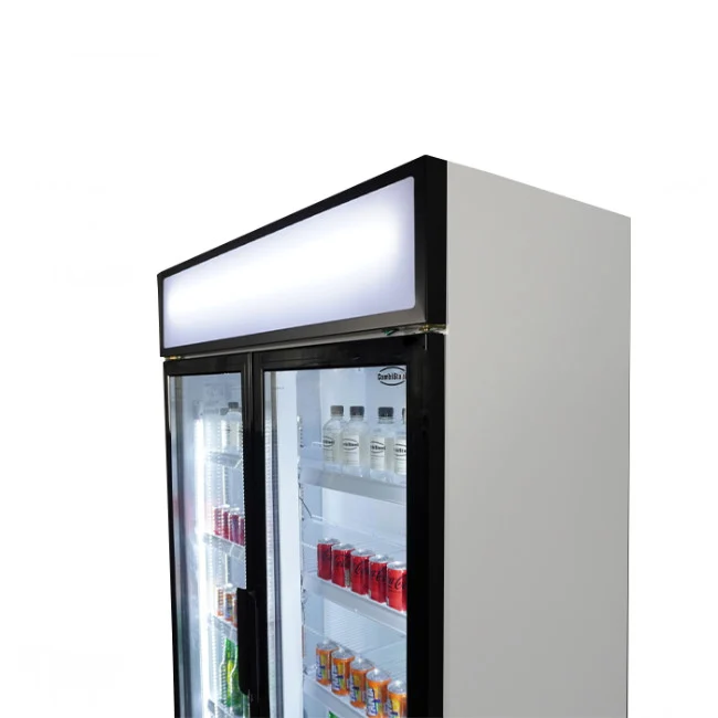 Kühlschrank mit 2 Glastüren, 670 Liter