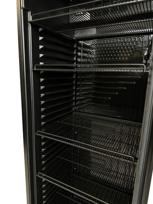 Getränkekühlschrank / Kühlschrank mit Glastür 382 Liter schwarz
