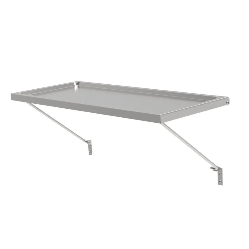 Stellfläche CNS abklappbar - Stirnseite