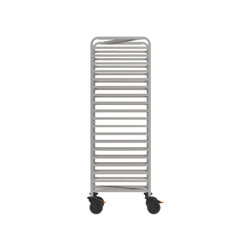 Raumspar-Regalwagen 1/1 - m. Abweiserr.