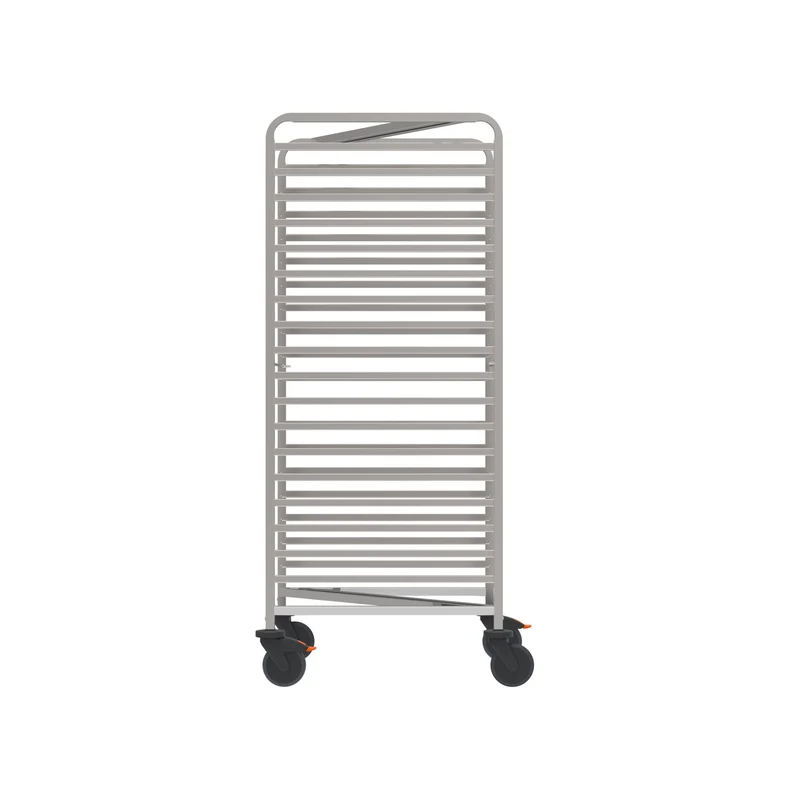 Raumspar-Regalwagen 2/1 - m. Abweiserr.