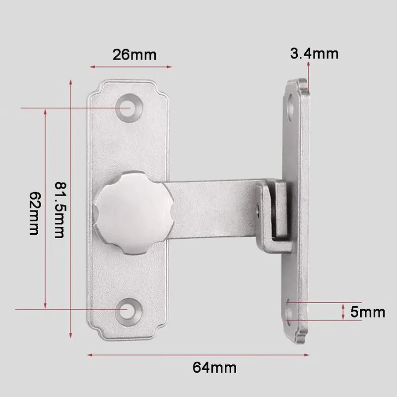 Rock Solid Stainless Steel Gate Latch Featuring 90 Degree Security Lock Built Tough As Nails For Sheds And Rugged Outdoor Door Hardware That Holds Up Like A Champ Without Drama