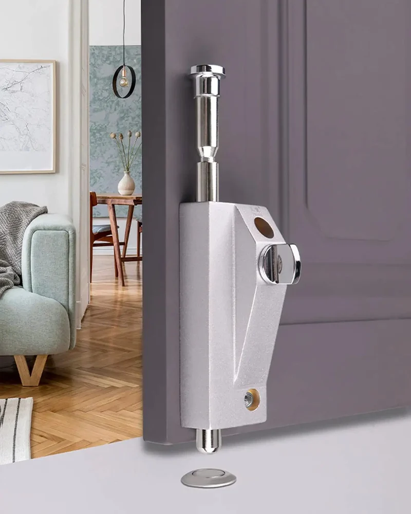 Tough As Nails Surface Mount Door Lock With Heavy Duty Spring Bolt And Built Like A Tank Zinc Alloy Build For Secure Driveway And Garden Gate Anti Theft Protection For Outdoor Use
