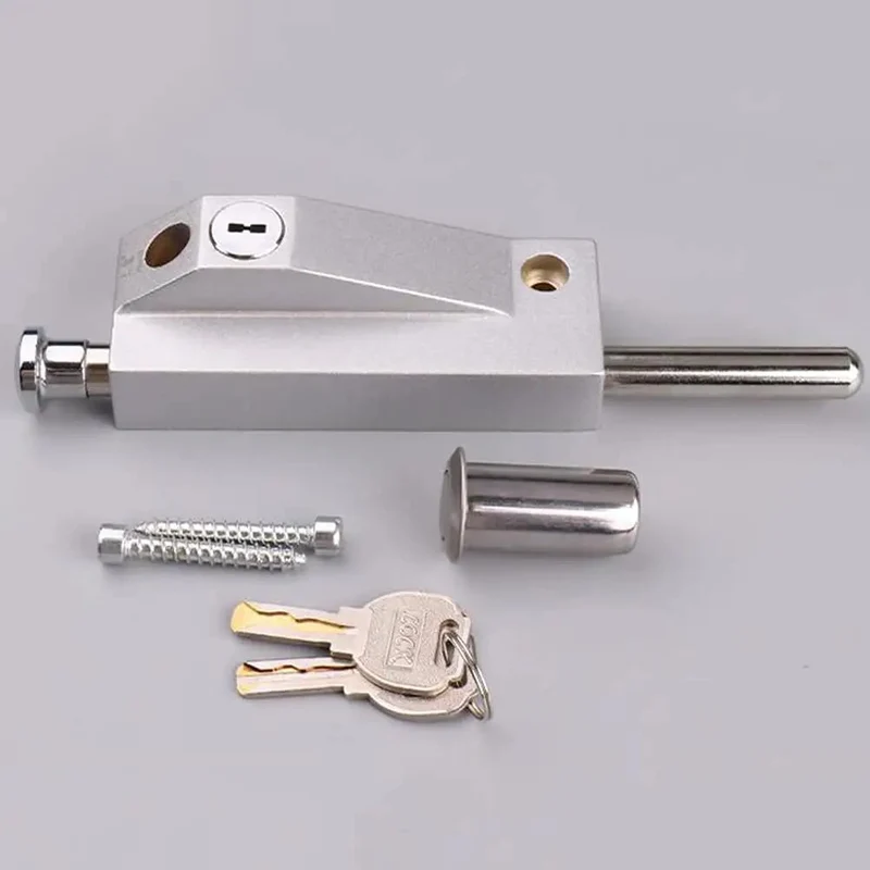 Tough As Nails Surface Mount Door Lock With Heavy Duty Spring Bolt And Built Like A Tank Zinc Alloy Build For Secure Driveway And Garden Gate Anti Theft Protection For Outdoor Use