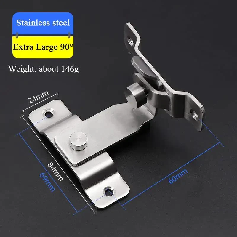 Lock Down Your Rig With This Stainless Steel Slide Bolt Door Lock Offering 90 Degree Rotation Ideal For Gates Sheds Windows And Cabinets Plus Heavy Duty Rust Resistant Design Keeps Your Garage Secure While Adding Pro Reliability To Every DIY Project