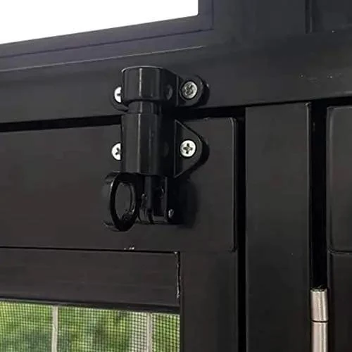 Dead Tight Automatic Sliding Door Lock Spring Bolt Latch Heavy Duty Aluminum Alloy Home Gate Window Safety Catch Smooth Pull Ring Setup In No Time Keep Your House Locked