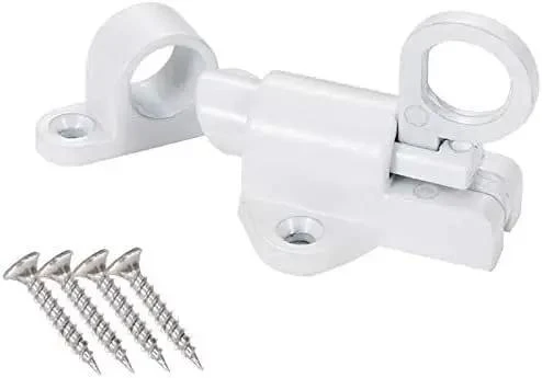 Dead Tight Automatic Sliding Door Lock Spring Bolt Latch Heavy Duty Aluminum Alloy Home Gate Window Safety Catch Smooth Pull Ring Setup In No Time Keep Your House Locked