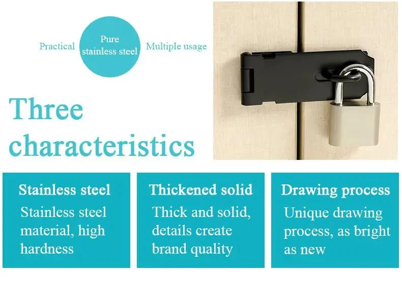 Top Notch Stainless Steel Sliding Gate Bolt Door Lock Latch With Brushed Finish Heavy Duty Rust Resistant Hardware For Secure Window Shed Or Garage Upgrade Your Setup Now