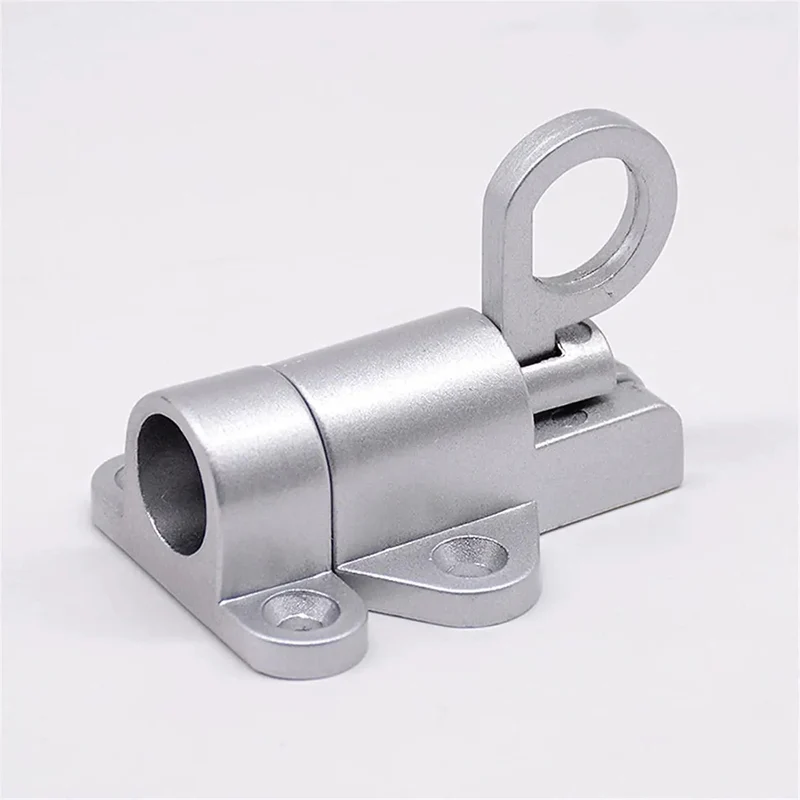 Heavy Duty Aluminum Sliding Door Spring Loaded Barrel Bolt Lock Delivers Smooth As Butter Operation For Sturdy Residential And Commercial Entryways Built Tough To Take Daily Abuse While Gliding Easy Every Single Day