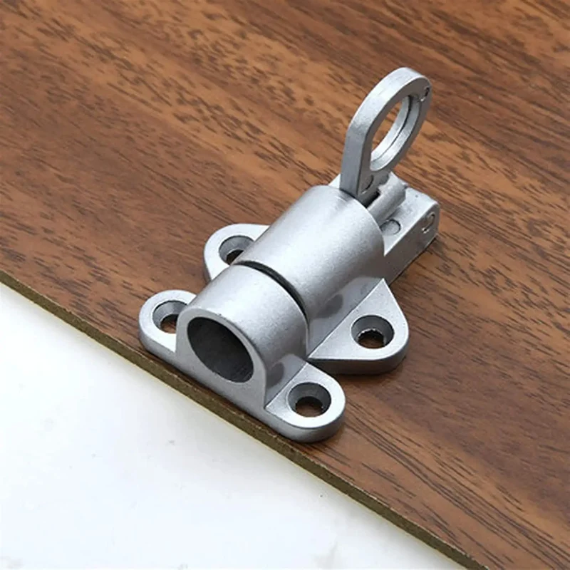 Heavy Duty Aluminum Sliding Door Spring Loaded Barrel Bolt Lock Delivers Smooth As Butter Operation For Sturdy Residential And Commercial Entryways Built Tough To Take Daily Abuse While Gliding Easy Every Single Day