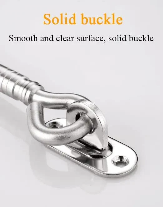 Premium Heavy Duty Stainless Steel Sliding Barn Door Latch With Secure Hook And Eye Lock Featuring Smooth Glide Mechanism And Rock Solid Build For Fences Sheds And Outdoor Security Gates