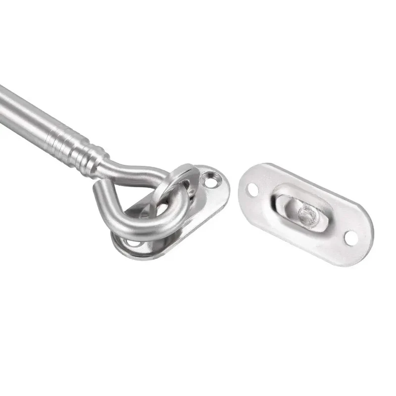Heavy Duty Stainless Steel Gate Hook Latch And Door Window Snap Lock With Mounting Screws Delivers A Dang Secure Grip And No Sweat Setup You Really Gonna Love
