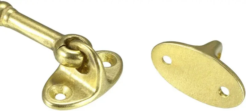 Lock Down Your Setup With This Tough Brass Hook Latch For Gates Cabinets And Windows Featuring Dead Simple Install Windproof Holders Mounting Screws Included Golden Finish For Built Different Durability