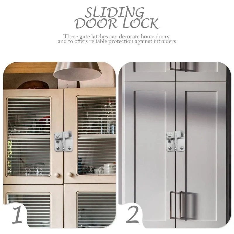 Easy Install Durable Stainless Steel Heavy Duty Gate Latch Rock Solid Yard Door Lock Rust Resistant Barn Shed Garage Security Bolt Closure For Double Doors And Pet Cages