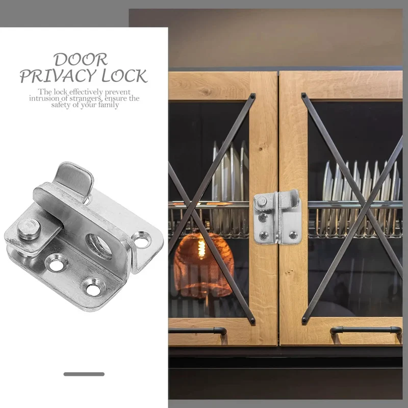 Easy Install Durable Stainless Steel Heavy Duty Gate Latch Rock Solid Yard Door Lock Rust Resistant Barn Shed Garage Security Bolt Closure For Double Doors And Pet Cages