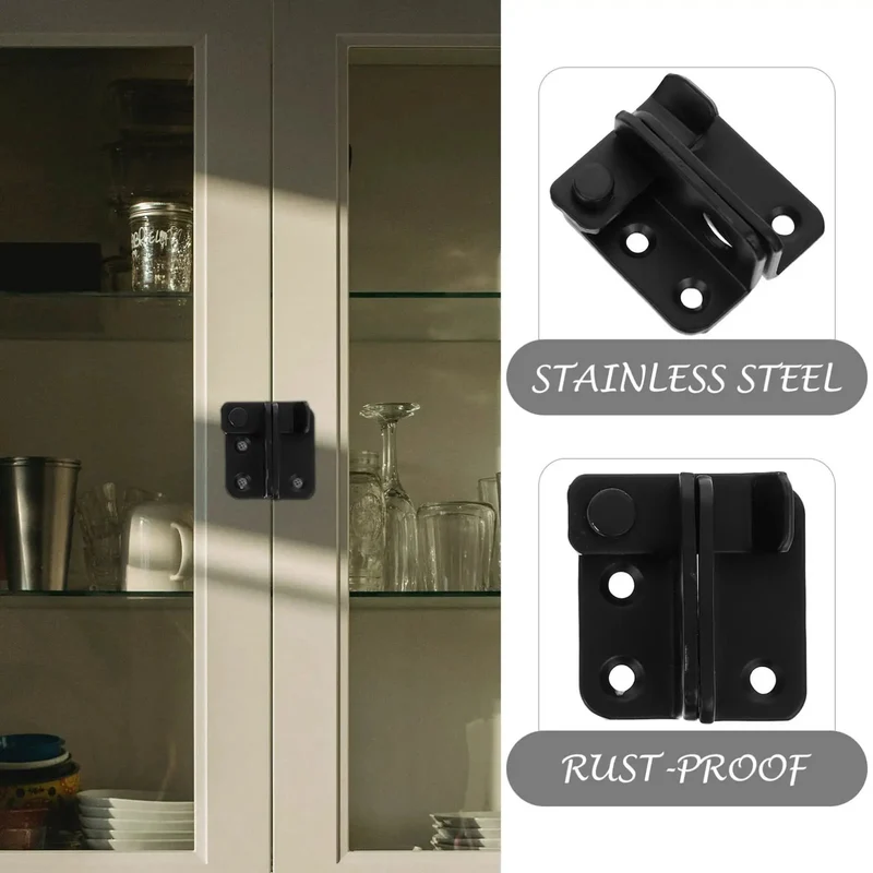 Hardcore Stainless Steel Flip Latch Heavy Duty Gate Bolt Safety Lock For Outdoor Yard And Fence Doors Rust Proof Two Pack Built Different Grip Catch Keeps Your Backyard Secure No Sweat