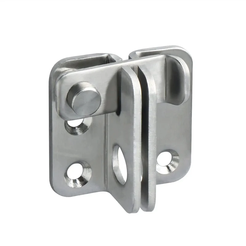 Heavy Duty Stainless Steel Sliding Bolt Door Latch With A Brushed Finish For Secure Gate Closure And Reliable Drawer Security That Is Tough As Nails And Holds Its Ground Perfectly