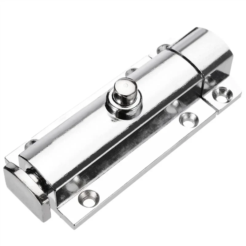 Heavy Duty Sliding Door Lock Bolt Featuring Smooth Gliding Gate Latch Crafted Thick And Tough From Zinc Alloy Security Hardware For Rugged Entryway Doors Top Shelf Quality Guaranteed