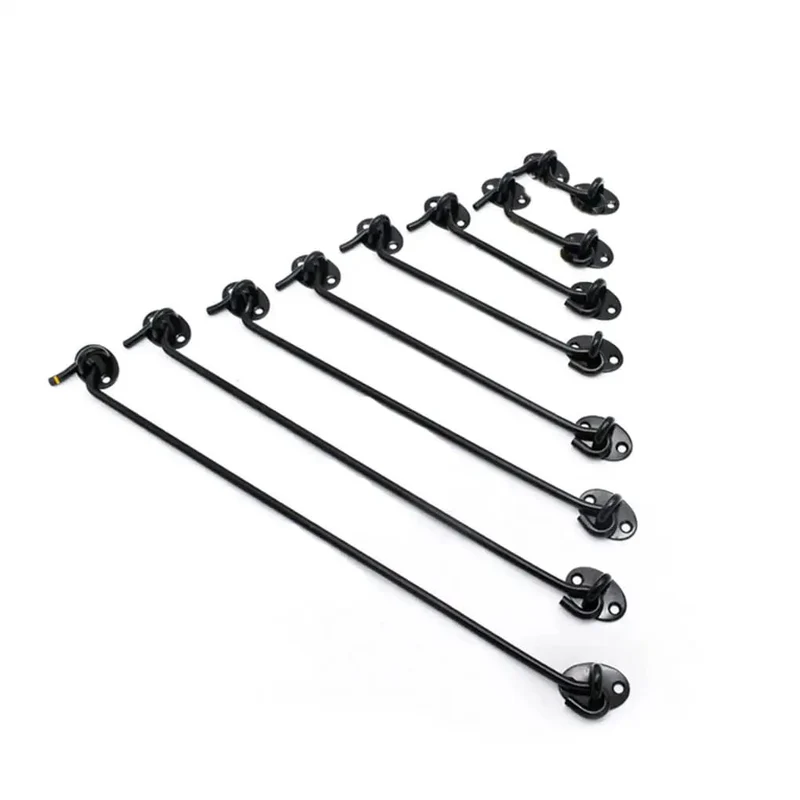 Beefy Metal Door Hook And Eye Latch For Porch Gate And Pantry Cabinet With Rustproof Mounting Screws For No Sweat Diy Setup That Delivers Knockout Security And Stays Dead Solid