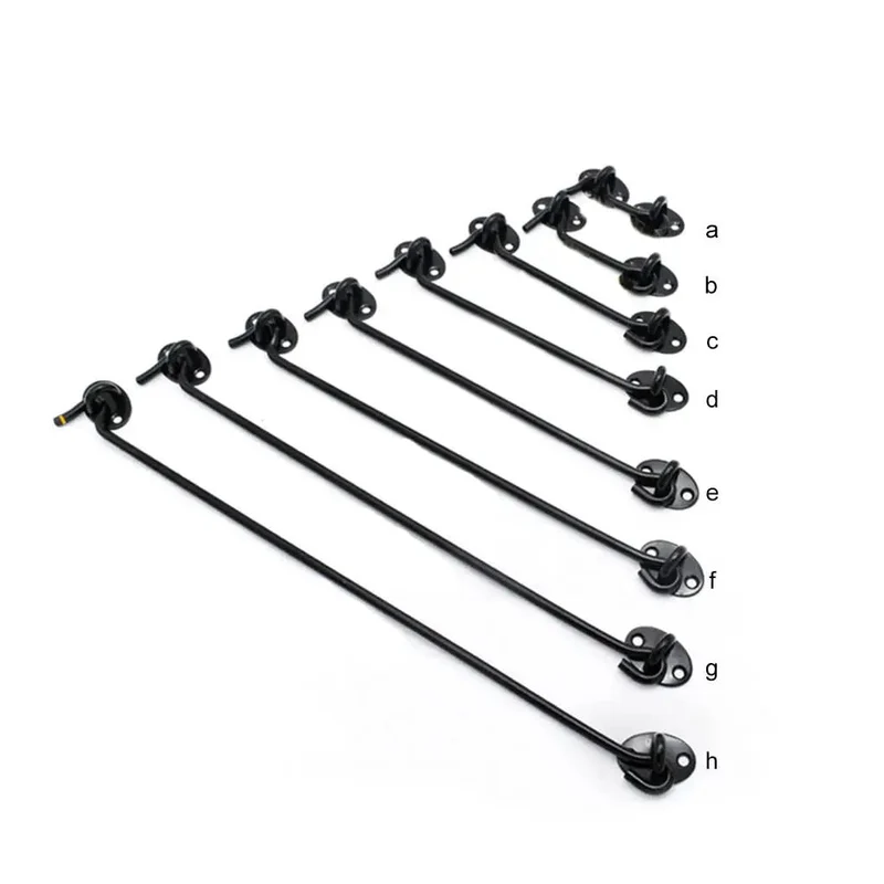 Beefy Metal Door Hook And Eye Latch For Porch Gate And Pantry Cabinet With Rustproof Mounting Screws For No Sweat Diy Setup That Delivers Knockout Security And Stays Dead Solid