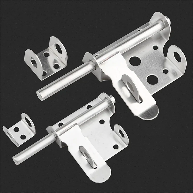 Top Tier Sliding Bolt Door Latch With Mounting Screws Delivers Rock Solid Protection For Barn Doors Outdoor Gates And Pantry Units Automatic Spring Action Guarantees A Firm Hold For Indoor Room Applications