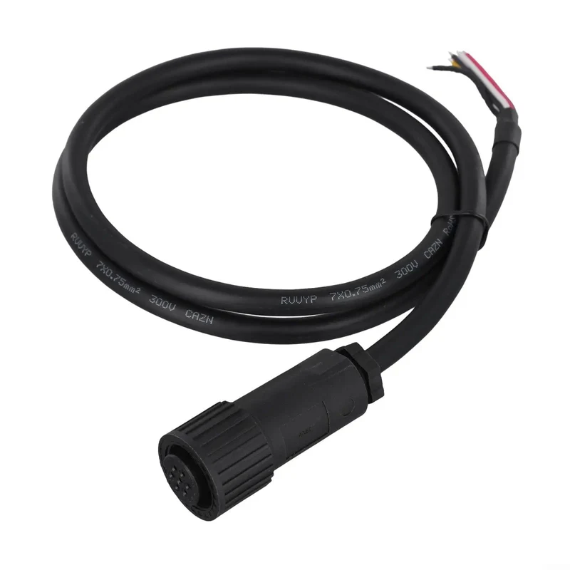 Rock Solid Seven Pin Proportional Valve Connector With One Meter Rvvp Cable Ip67 Weatherproof Plastic Housing Premium Industrial Connection For Reliable Hydraulic System Integration Meets Din En 175201 804 Standard Wrench Free Install