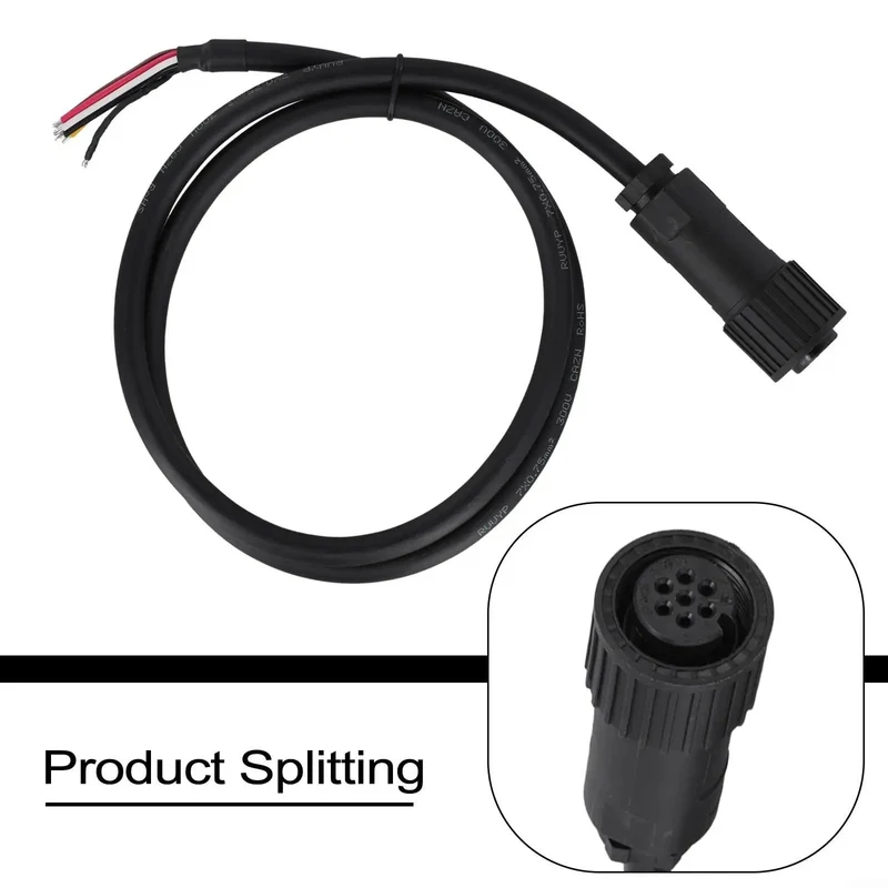 Rock Solid Seven Pin Proportional Valve Connector With One Meter Rvvp Cable Ip67 Weatherproof Plastic Housing Premium Industrial Connection For Reliable Hydraulic System Integration Meets Din En 175201 804 Standard Wrench Free Install