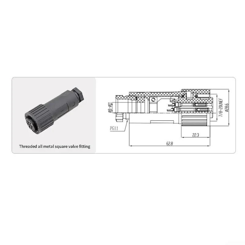 High Performance 7 Pin Female Hydraulic Valve Connector Plug For Proportional Control Valves Featuring Ip67 Rugged Plastic Housing And Din En 175 201 804 Compliance Built Tough For Day To Day Grind So You Never Sweat A Single Connection At The Shops
