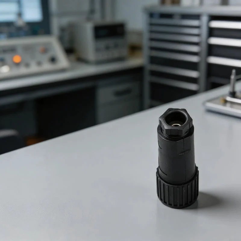 All Plastic 7 Pin Proportional Valve Connectors Featuring Rock Solid Female Plugs For Hydraulic Solenoid Connections And Industrial Machinery Built Super Tough