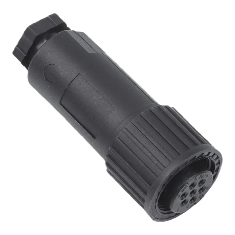 All Plastic 7 Pin Proportional Valve Connectors Featuring Rock Solid Female Plugs For Hydraulic Solenoid Connections And Industrial Machinery Built Super Tough