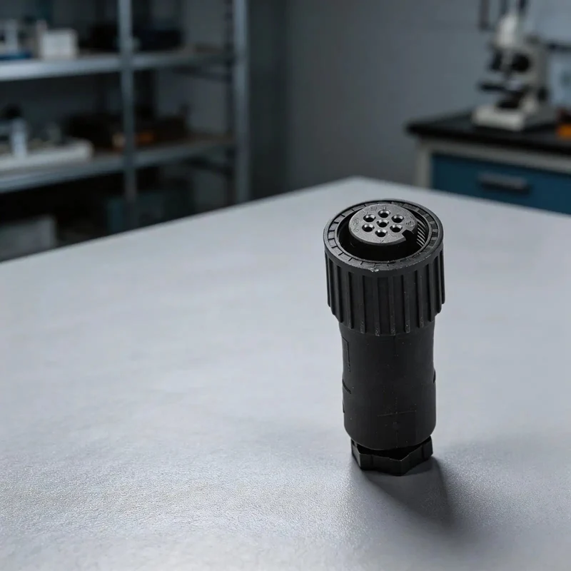 All Plastic 7 Pin Proportional Valve Connectors Featuring Rock Solid Female Plugs For Hydraulic Solenoid Connections And Industrial Machinery Built Super Tough