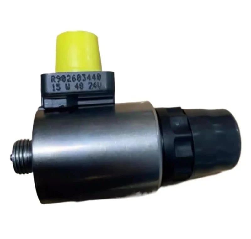 Hardcore Performance Hydraulic Solenoid Coil Assembly For Electric Oil Pump Motor Proportional Control Valve 24V Three Pin Plug Heavy Equipment Rig Top Shelf Quality