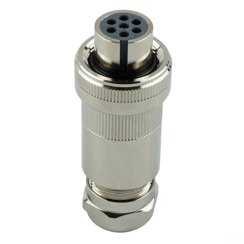 Hella Tough Seven Pin Proportional Valve Connector With One Meter Cable Female Hydraulic Plug Engineered To Meet Din Standards Ip Protected For Rexroth Moog Atos Servo And Solenoid Valves
