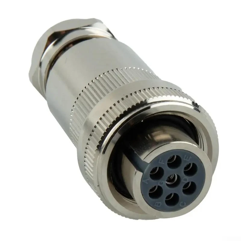 Hella Tough Seven Pin Proportional Valve Connector With One Meter Cable Female Hydraulic Plug Engineered To Meet Din Standards Ip Protected For Rexroth Moog Atos Servo And Solenoid Valves