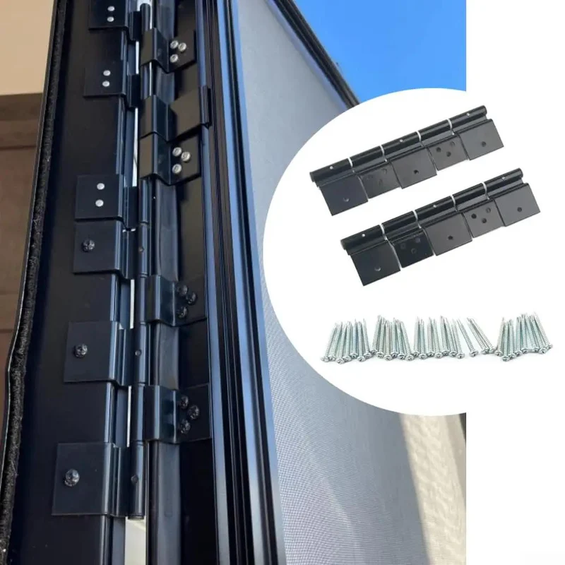 Rock Solid Aluminum RV Door Hinges Complete Replacement Kit For Fifth Wheels And Motorhomes Zero Hassle Setup Heavy Duty All Weather Outdoor Hardware Included Smooth Lightweight Rig Upgrade