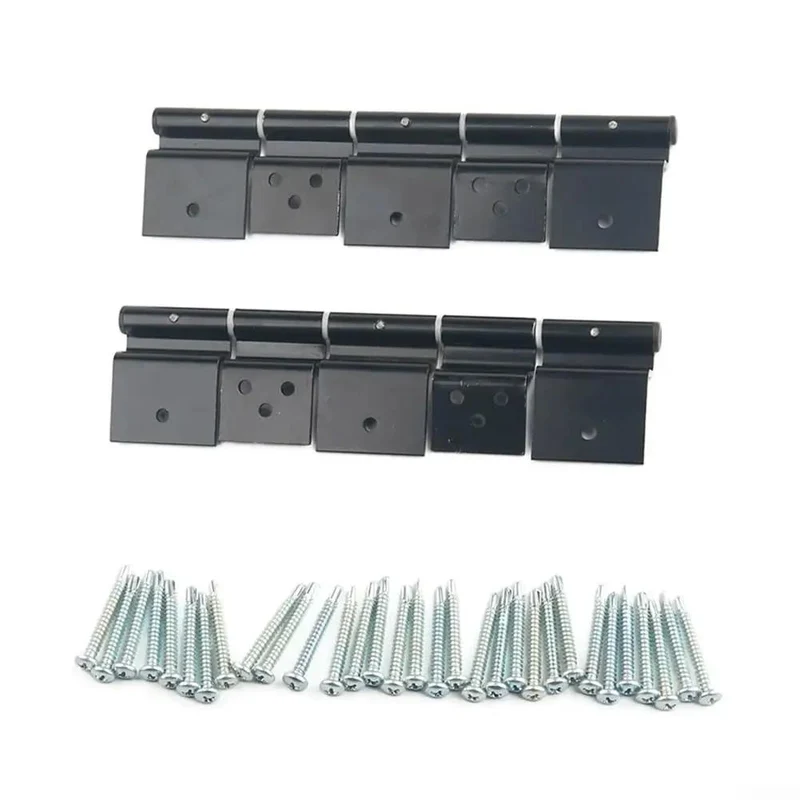Rock Solid Aluminum RV Door Hinges Complete Replacement Kit For Fifth Wheels And Motorhomes Zero Hassle Setup Heavy Duty All Weather Outdoor Hardware Included Smooth Lightweight Rig Upgrade