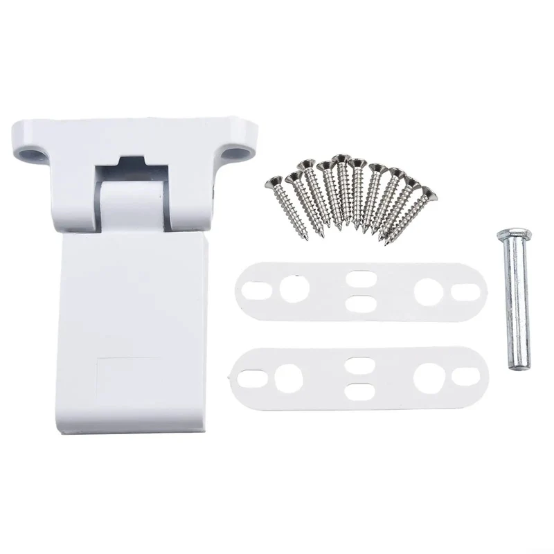 Heavy Duty Aluminum Alloy Flag Hinge Set For Double Doors Rock Solid Steel Frame Mount Premium White Coating Easy Install Smooth Swivel Tough As Nails And Ready To Roll
