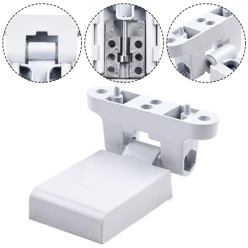 Heavy Duty Aluminum Alloy Flag Hinge Set For Double Doors Rock Solid Steel Frame Mount Premium White Coating Easy Install Smooth Swivel Tough As Nails And Ready To Roll