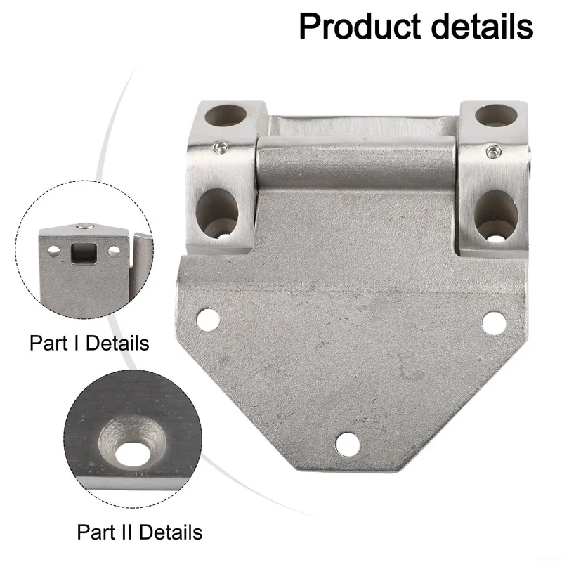 Heavy Duty Stainless Steel Hinge Built Different For Industrial And Commercial Doors With Five Hundred Kilogram Load Rating Rust Proof Corrosion Resistant Waterproof And Easy Drop In Replacement For Food Service