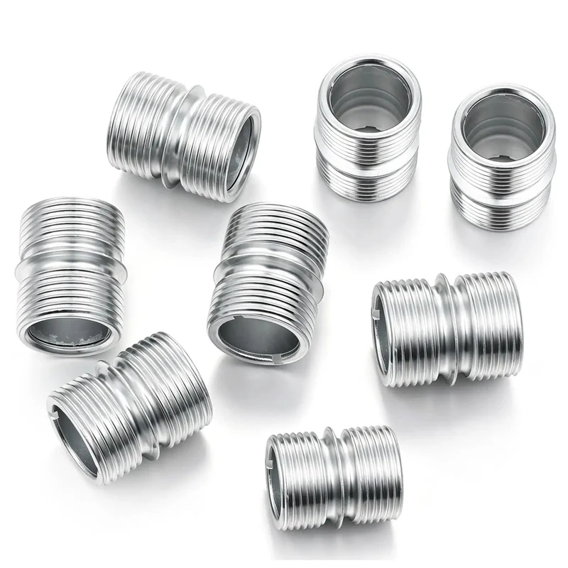 Heavy Duty Wire Shelving Pole Connectors And 8 Pack Coarse Thread Mounting Rods Built Tough For Garage Storage And Home Workshop Racks That Fit Like A Glove And Take The Heat Without Breaking A Sweat