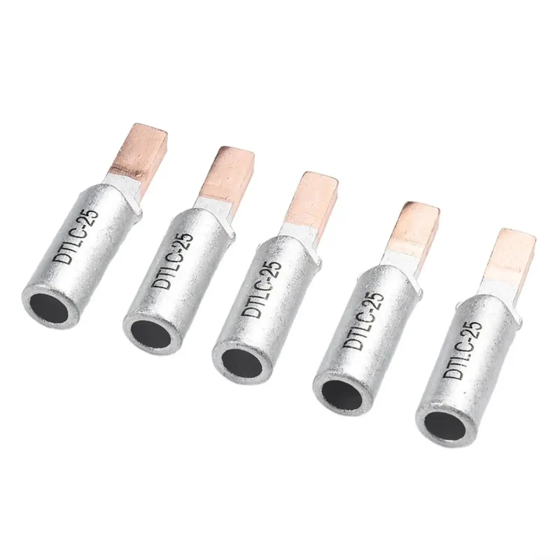Heavy Duty Copper Aluminum Terminal Block 5 Pack Secure Screw Lock Wiring Connector For Electric Meter Boxes Low Heat Safe Power Transmission Straight Up No Fuss Install Real Deal Quality