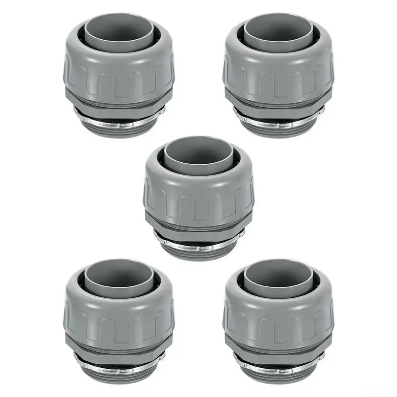 Five Pack Boss Grade 2 Inch NPT Nonmetallic PVC Flexible Conduit Connector Set With 180 Degree Bend For Zero Struggle Wiring And Quick Hookup On Every Residential Or Trade Project