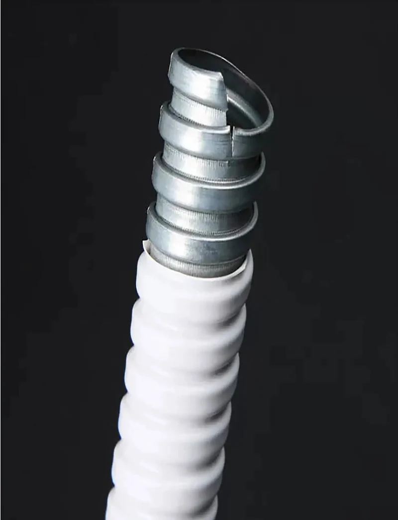 Badass Flexible Electrical Conduit, Crush Resistant Corrugated Wire Tubing With Fire Resistant Pvc Cover, 328 Foot Roll, Ridiculously Sturdy 1 Cm Id Hose For Any Diy Hack