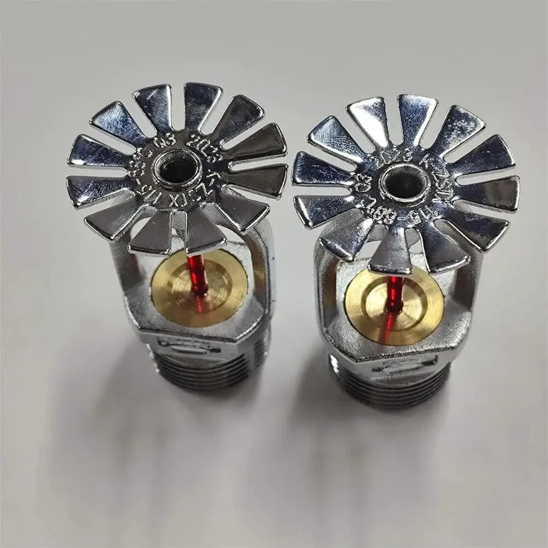 Rock-Solid Pendent Fire Sprinkler Head With Quick Response 155 Degrees Activation And Chrome Finish Designed To Save Your Hide In A Pinch With Glass Bulb And 1/2-Inch Fit Plus 10-Pack