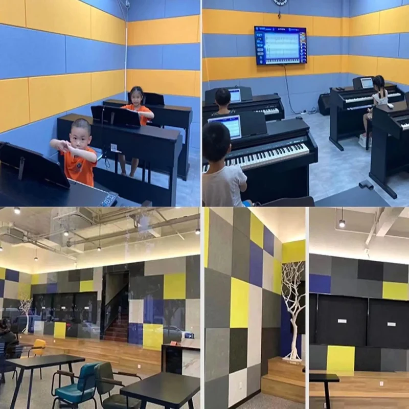 Kick Echoes To The Curb With These High Density Fabric Wrapped Acoustic Panels For Sound Proofing And Noise Control Top Tier Sound Absorbing Studio Wall Tiles Perfect For Home Studios Offices To Smooth Out Your Room Tone Naturally