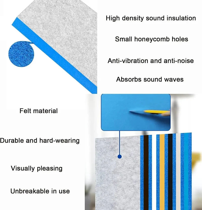 Pro Level Acoustic Foam Wall Panels Self Adhesive Yellow Sound Dampening Pads High Density Felt Backed Tiles Banish Echo And Reverberation For Home Studios Offices And Rec Rooms 50 Piece Bundle