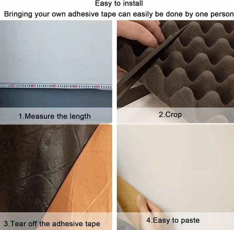 Premium Self Adhesive Acoustic Foam Panels For Walls, Quick Recovery Soundproof Padding To Knock Out Echoes And Dial Down Noise In Bedrooms, Studios, Or Offices, Pretty Darn Solid Coverage