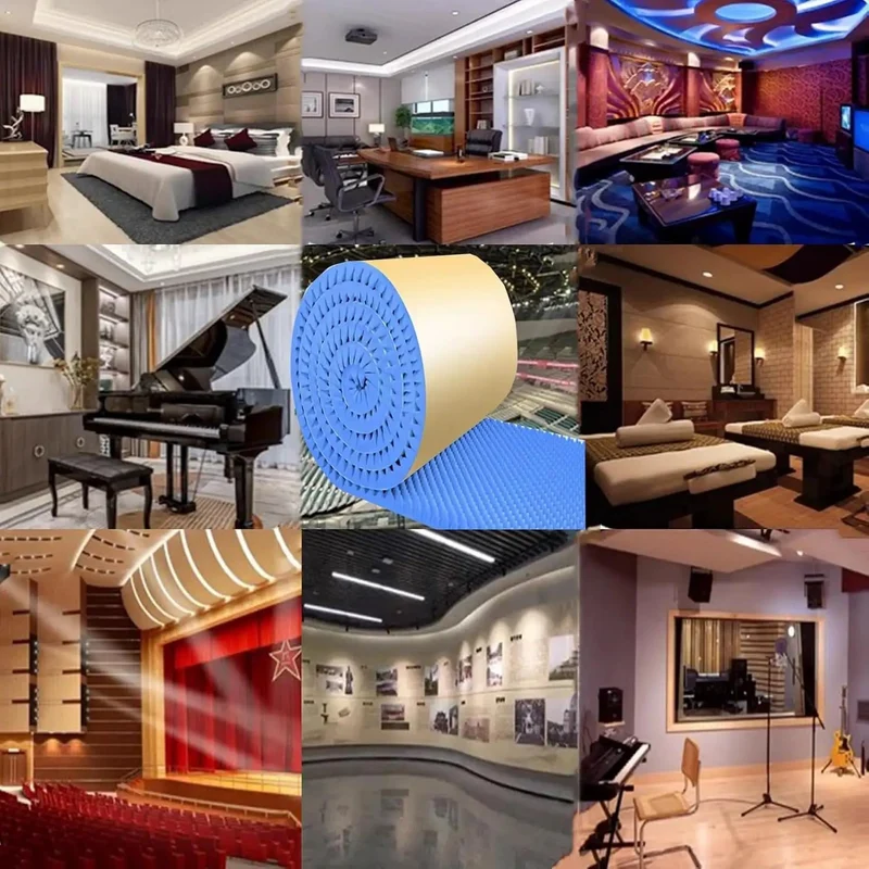 High Density Soundproofing Foam Panels Self Adhesive Egg Crate Acoustic Tiles For Home Studios And Chill Spaces Thick Durable Wall Mats That Straight Crushes Room Echo And Keeps Audio Sessions Tight