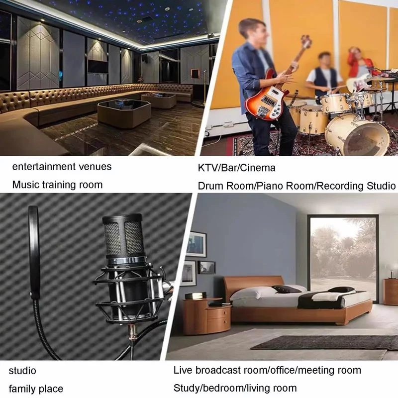 Self Adhesive Peel And Stick Soundproof Acoustic Foam Rolls High Density Waterproof Wall Padding For Home Studio Heavy Duty Noise Reduction Gray 7Cm Thick Game Changer