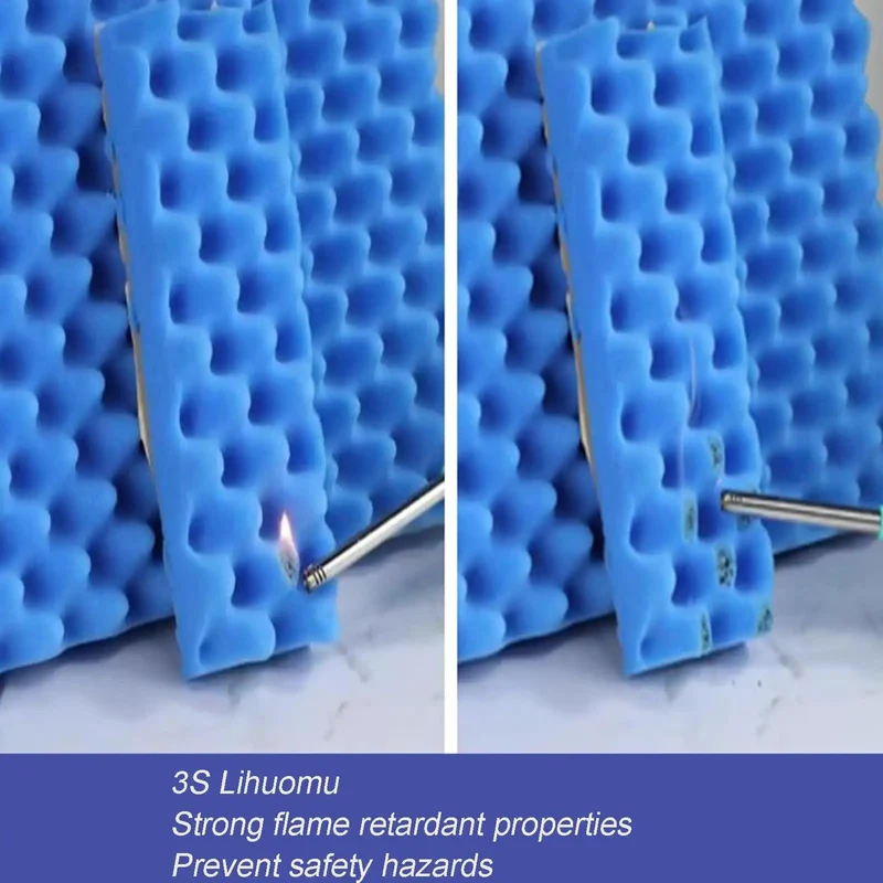 Self Adhesive Acoustic Panels For Walls, Heavy Duty Egg Crate Soundproofing Foam, Straight Up Zero Echo Pads, Built Tough Polyurethane Audio Dampening Rolls, No Hassle Peel Stick Room Treatment Sheets, Crisp Red, 7 Cm Thick By Fifty Meter Length